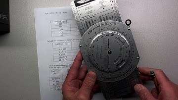 AERO 2230 Video Instructions for E6B Flight Computer Calculations