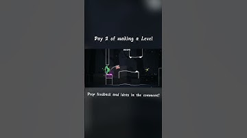 Day 2 of making a level #shorts #geometrydash