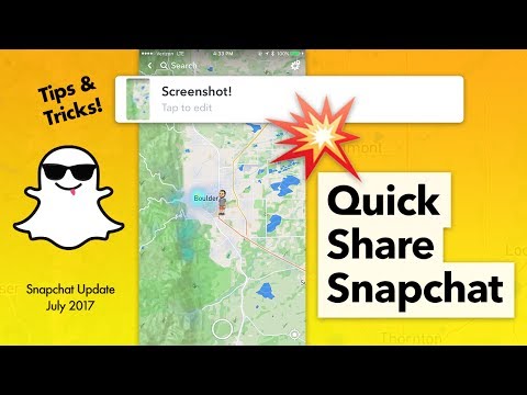 How to Quick Share a Screenshot on Snapchat