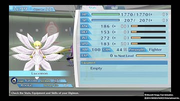 DIGIMON STORY CYBER SLEUTHdigivolve lucemon fm #162