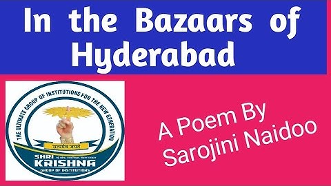 In the Bazaars of Hyderabad