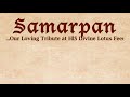 SAMARPAN : 21ST SEPTEMBER,2021 - TALK BY SRI ABHIMANYU KAUL