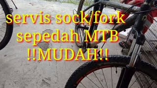 Servis shock/fork sepeda MTB/polygon premier_MTB bicycle fork service