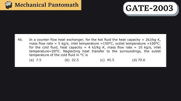 Q-46 | GATE Mechanical-2003 Solved Paper | GATE Mechanical Previous Year Question Solution