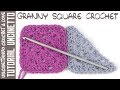 Mattonella Granny Square Classica - Tutorial Uncinetto (sub. Eng. y Esp.)