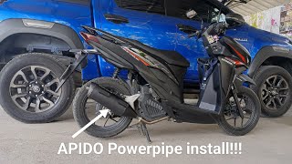 APIDO POWERPIPE FOR HONDA CLICK125 AND CLICK150 | ZAFER