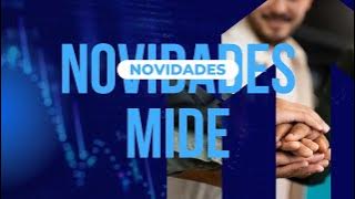 Novidades MIDE