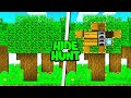 I made a SECRET Minecraft Dark Oak TREEHOUSE base! (Hide Or Hunt)