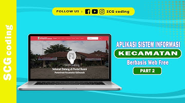 Aplikasi sistem informasi kecamatan berbasis web free part 2