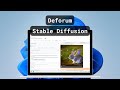 [60s Demo] Deforum Stable Diffusion on Dedicated Windows PC