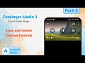 Exoplayer media3 Lock and Unlock custom controls in Android studio || Exoplayer Lock,Unlock #media3