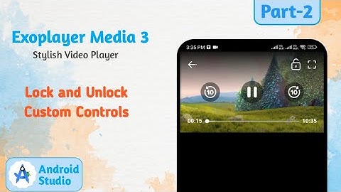 Exoplayer media3 Lock and Unlock custom controls in Android studio || Exoplayer Lock,Unlock #media3