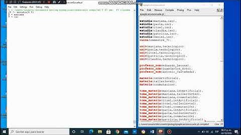 Aplicación de la IA Ejemplo de consulta de información en prolog