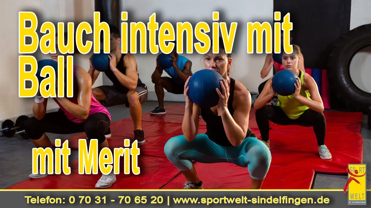 Bauch intensiv mit Ball | Fitness für zuhause - Sportwelt VfL Sindelfingen
