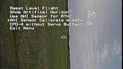 Eagle tree OSD Pro AHI Calibration