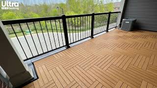 Decking Tiles for Balconies | Small Space Design Ideas | By Ultra Decking®