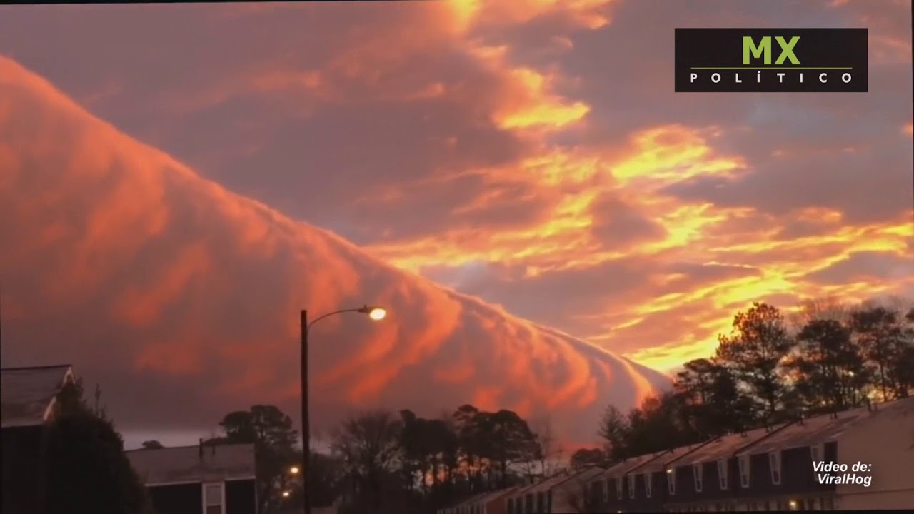 Impresionante ‘nube de tubo’ en el cielo de Virginia - YouTube