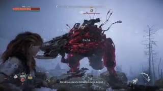 Horizon Zero Dawn - The Heart of the Nora: Defeat The Invaders \& Corrupted Thunderjaw, Sona Cutscene