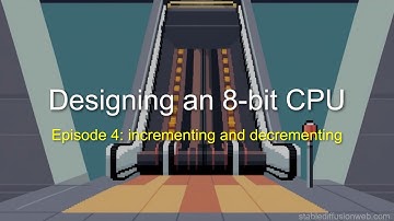 Designing an 8-bit CPU - 4 - incrementing and decrementing