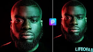 Easy Method For Portrait Dual Lighting Effect By Picsart || Picsart Editing Tutorial