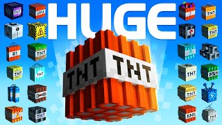 Trying out TNTs in Minecraft