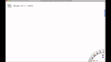 6.4 Logarithmic Equations and Inequalities, Part 2