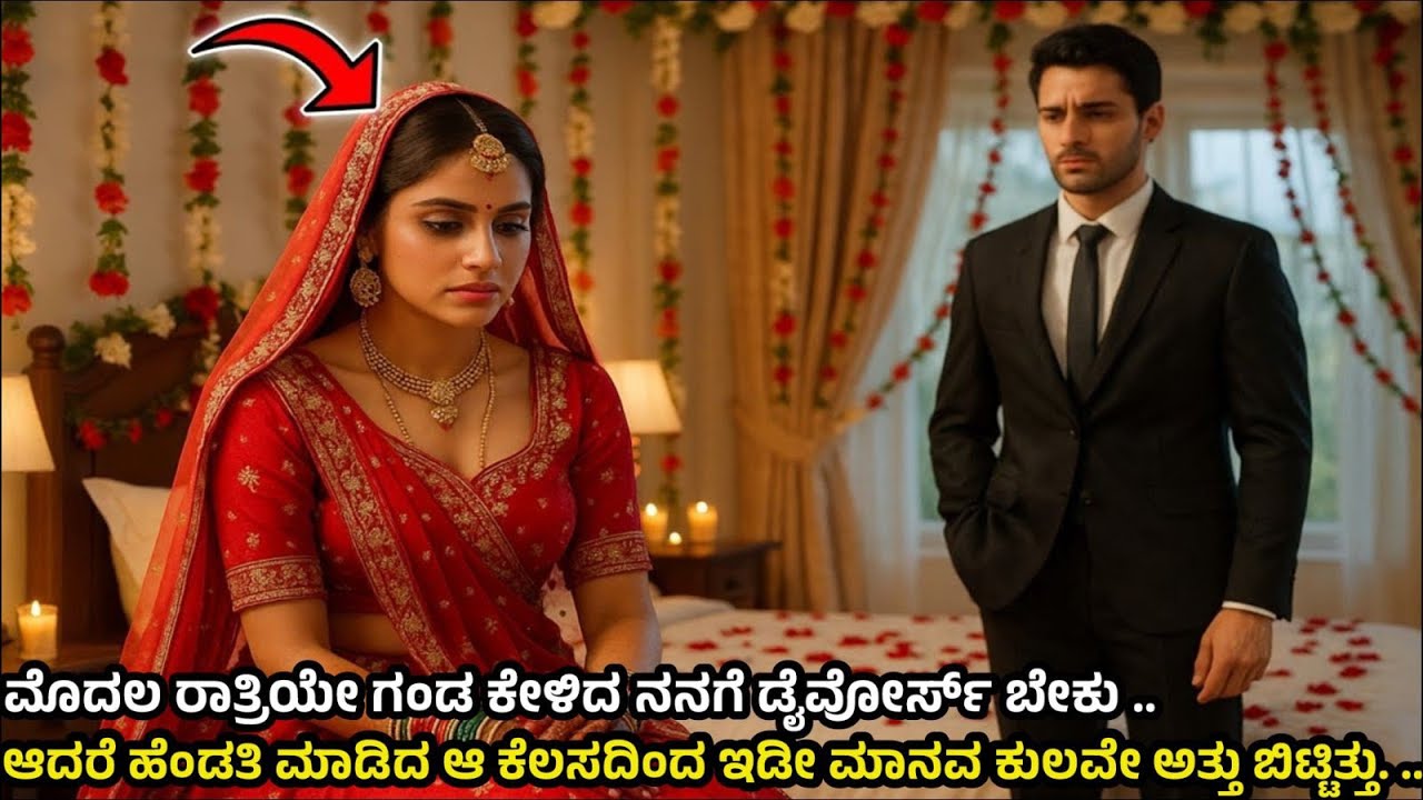 "ಮೊದಲ ರಾತ್ರಿಯಂದೇ 𝗗𝗶𝘃𝗼𝗿𝗰𝗲 ಕೇಳಿದ ಪತಿ..ಪತ್ನಿ ಮಾಡಿದ ಕೆಲಸದಿಂದ ಇಡೀ ಮಾನವ ಕುಲವೇ ಅಟ್ಟುಬಿಟ್ಟಿತು..ಸ್ಫೂರ್ತಿ ಕಥೆ 