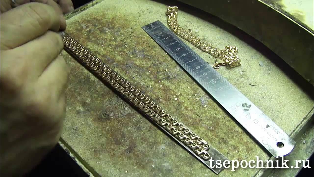 Двойной бисмарк браслет - пайка двухрядного браслета Бисмарк (тройной ...