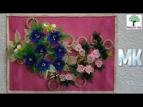 Панно 3Д на стену из джута и капрона своими руками Подробный мастер ...