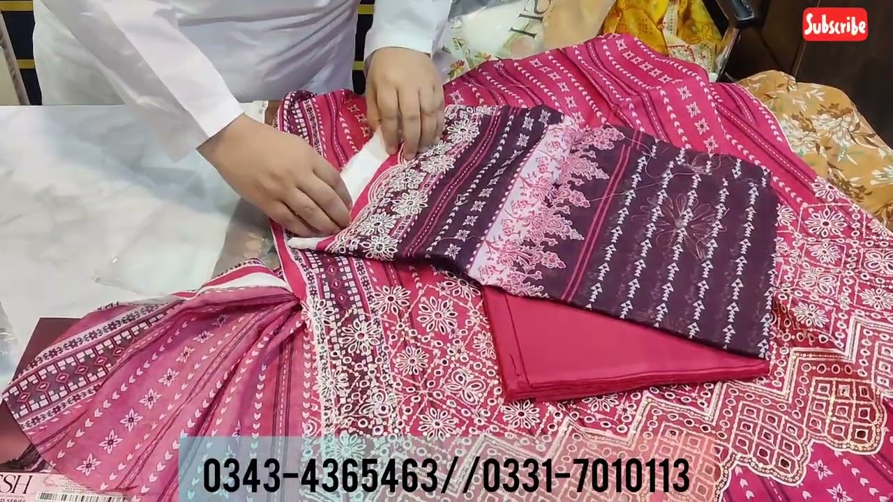 ZESH UNSTITCH CHICKEN KARI EMBROIDERY LAWN 