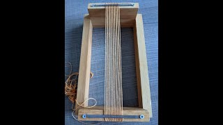 Setting up a bead loom