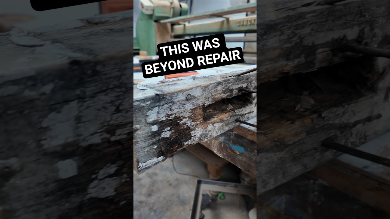 Этот декоративный элемент для фронтона был безнадежен… Поэтому я его переделал! 