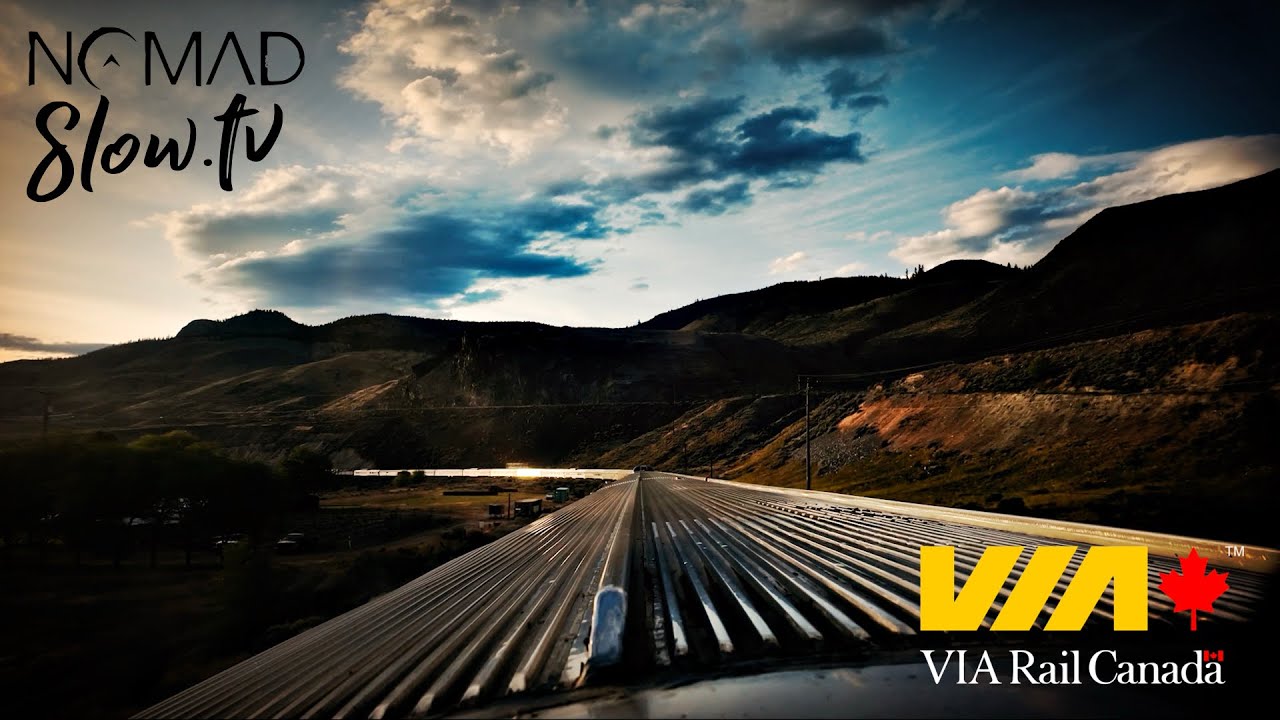 Across Canada by Train in 8 Minutes | A NOMADslow.tv Journey aboard VIA Rail’s The Canadian