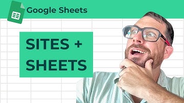 43 Minutes of Google Sites and Google Sheets working together