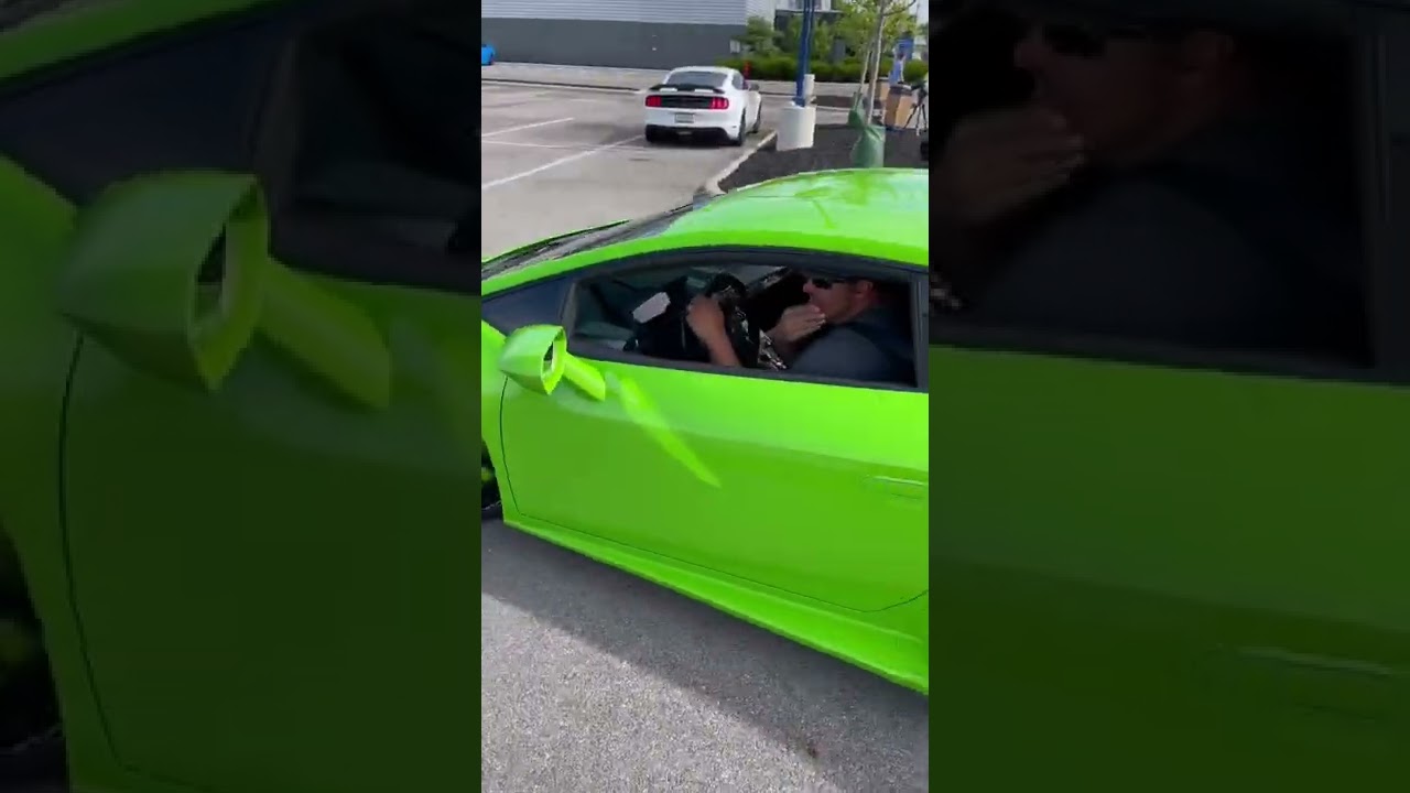 Wicked green Lamborghini Huracan 