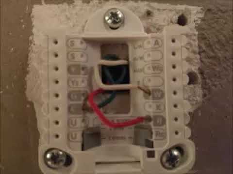 Installing Honeywell Lyric T5 smart thermostat - YouTube