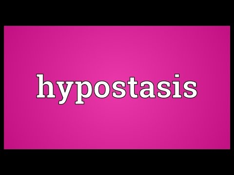 Hypostasis Meaning