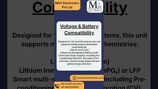 Best MPPT Solar Charge Controller for 12V 24V Battery by MSV Electronics, 30% Extra Solar Power