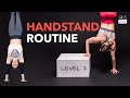 HANDSTAND ROUTINE LEVEL 2 | beginner/intermediate