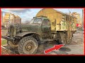 Abandoned Soviet truck ZIL 157. Trees DEVOURING Things