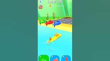 🤣 Shape Shifting Funny Race Gameplay | Level 105 | #shorts #shapeshifting #funny #gameplay