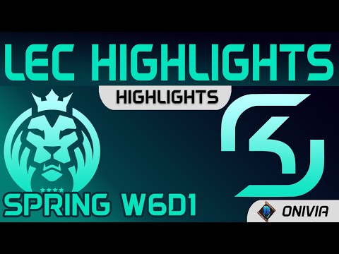 MAD vs SK Highlights LEC Spring Season 2021 W6D1 MAD Lions vs SK Gaming by Onivia