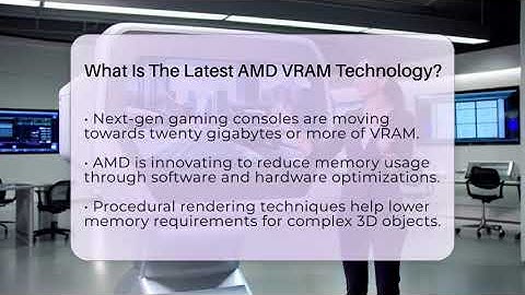 What Is The Latest AMD VRAM Technology? - The Hardware Hub