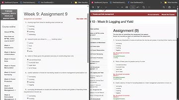 100% Correct | Forest and their Management | Week 9 Quiz | Assignment 9 forest | NPTEL | SWAYAM