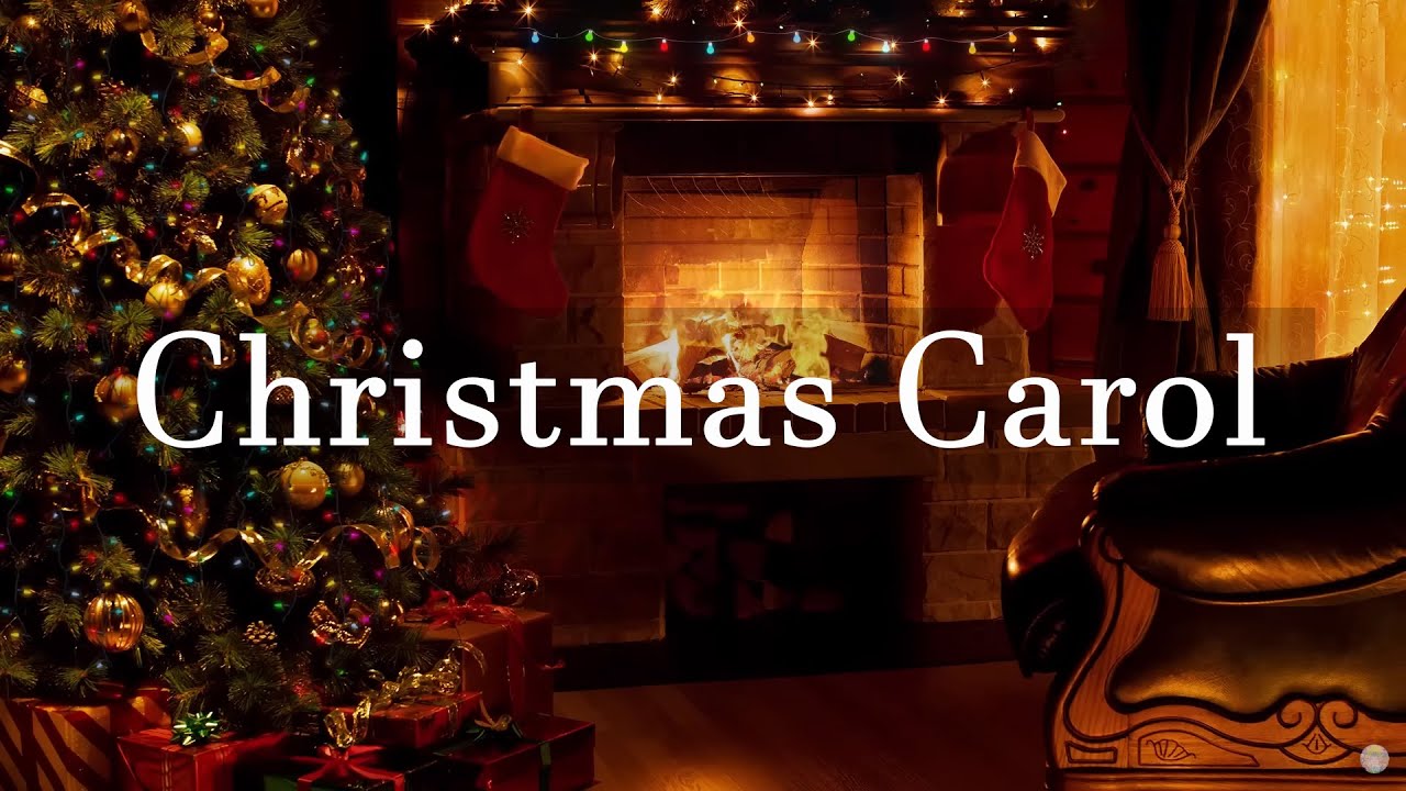 クリスマスのための穏やかなキャロル音楽 暖炉の音 癒しの音楽 睡眠音楽 穏やかな夜 聖なる夜 Youtube