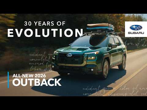 2026 Subaru Outback & Outback Wilderness - 30 Years of Evolution | Commercial