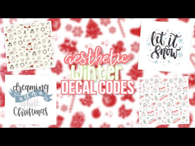 Roblox Decals  Christmas decals, Holiday decals, Bloxburg decals codes  wallpaper