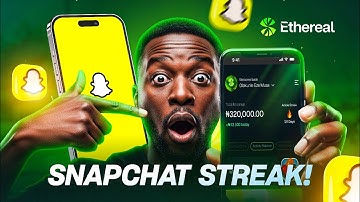 HOW TO DO YOUR SNAPCHAT STREAK ON ETHEREAL AND GET PAID WELL #snapchat #ethereal #earn25$