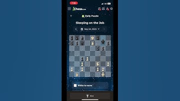 Daily puzzle for 5/24/23 #chess #dailypuzzle #puzzle