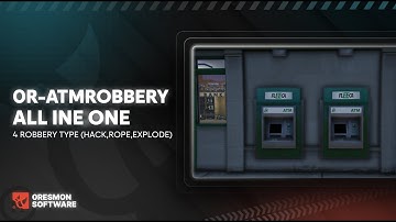Fivem Atm Robbery Script (Hacking, Explode,Rope) | 0R-Atmrobbery